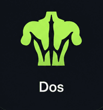 Échauffement dos